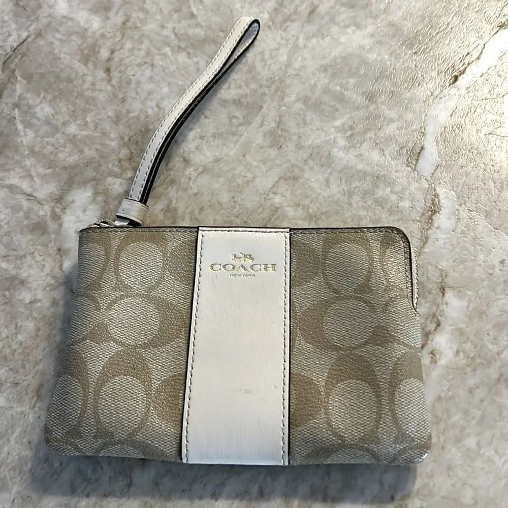 Coach Signature Wristlet